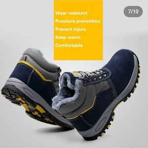 Safety Boots for winter/ Bottes secuirte pour hiver/ anti-slippery/ cap d'acier/